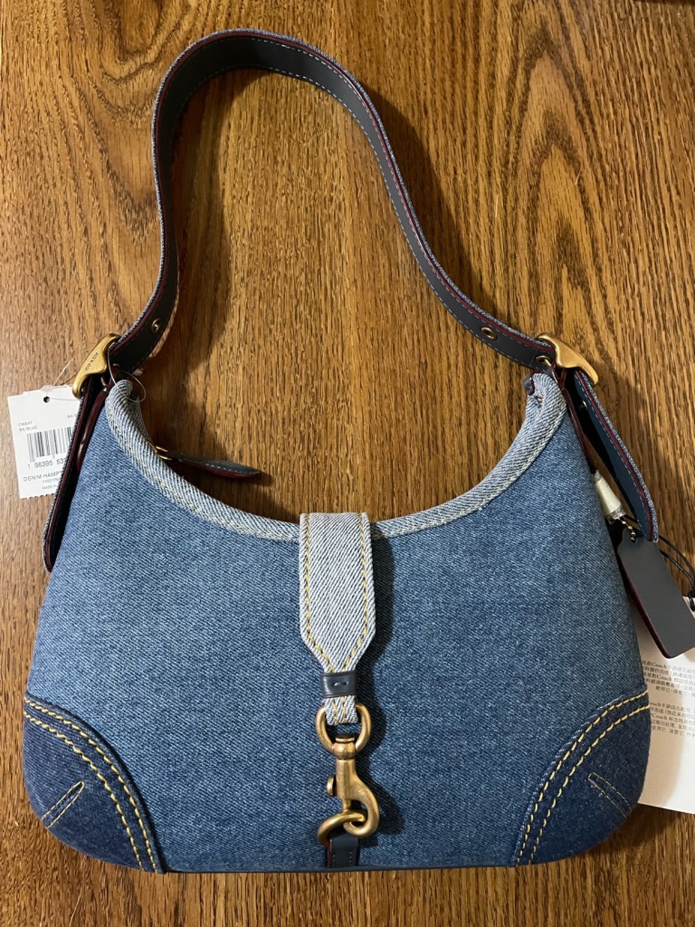 Coach  Hamptons Hobo Bag in denim - Picture 12 of 12